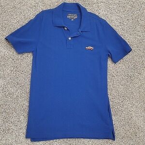 JCrew boys navy blue  cotton polo tee short sleeves size 10 Medium kid
